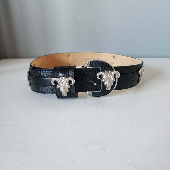 Vintage Leatherock Concho Belt "EUC" - Picture 15 of 16